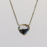 Naipe Heartish Black Diamond Necklace