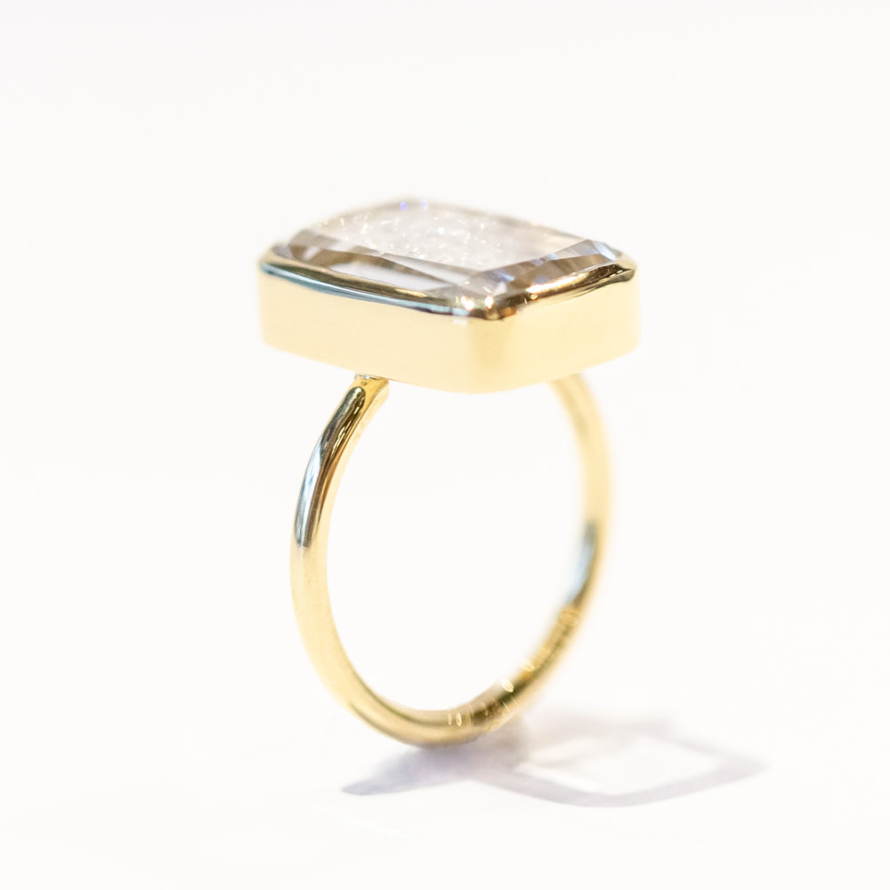 Ten Fourteen Diamond Shaker Ring