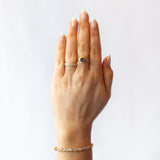 Light Blue Sapphire Signet Ring