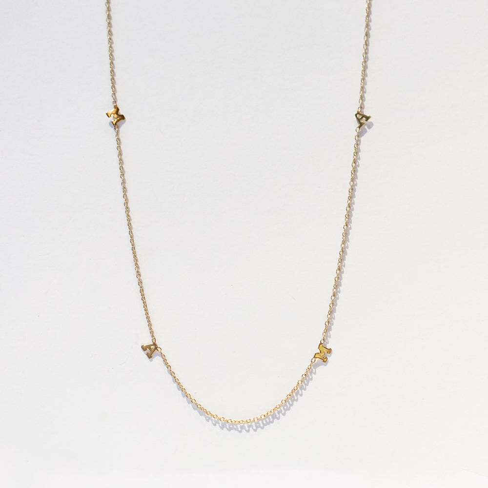Zoe Chicco | Tiny Spaced Out MAMA Necklace