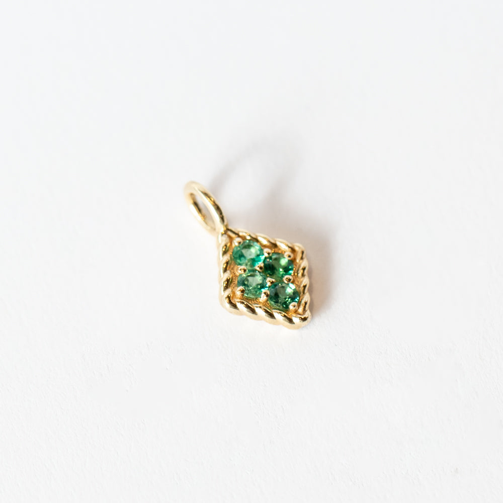 Imperial Birthstone Emerald Charm
