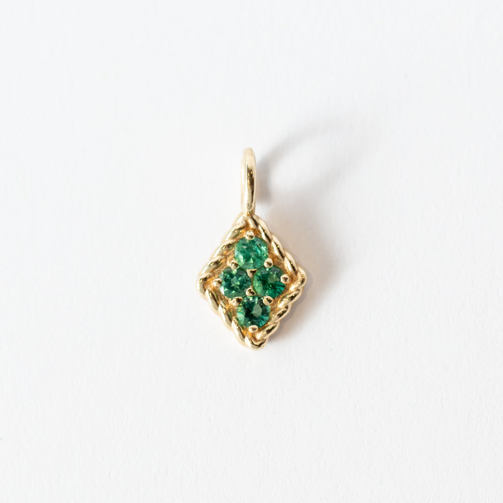 Imperial Birthstone Emerald Charm