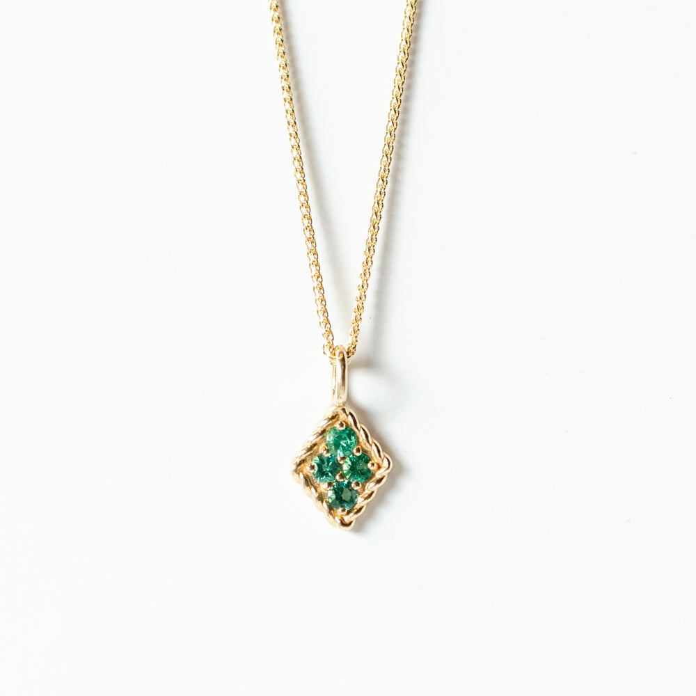Imperial Birthstone Emerald Charm