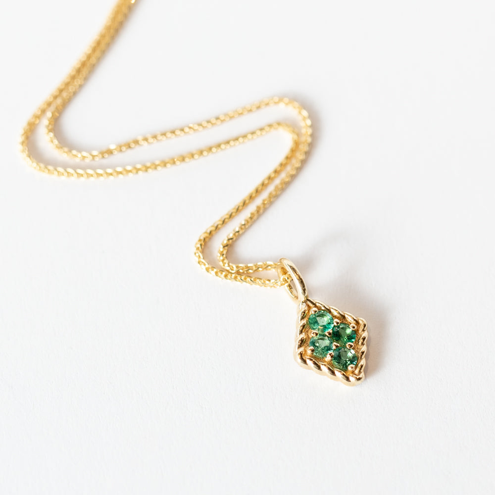 Imperial Birthstone Emerald Charm