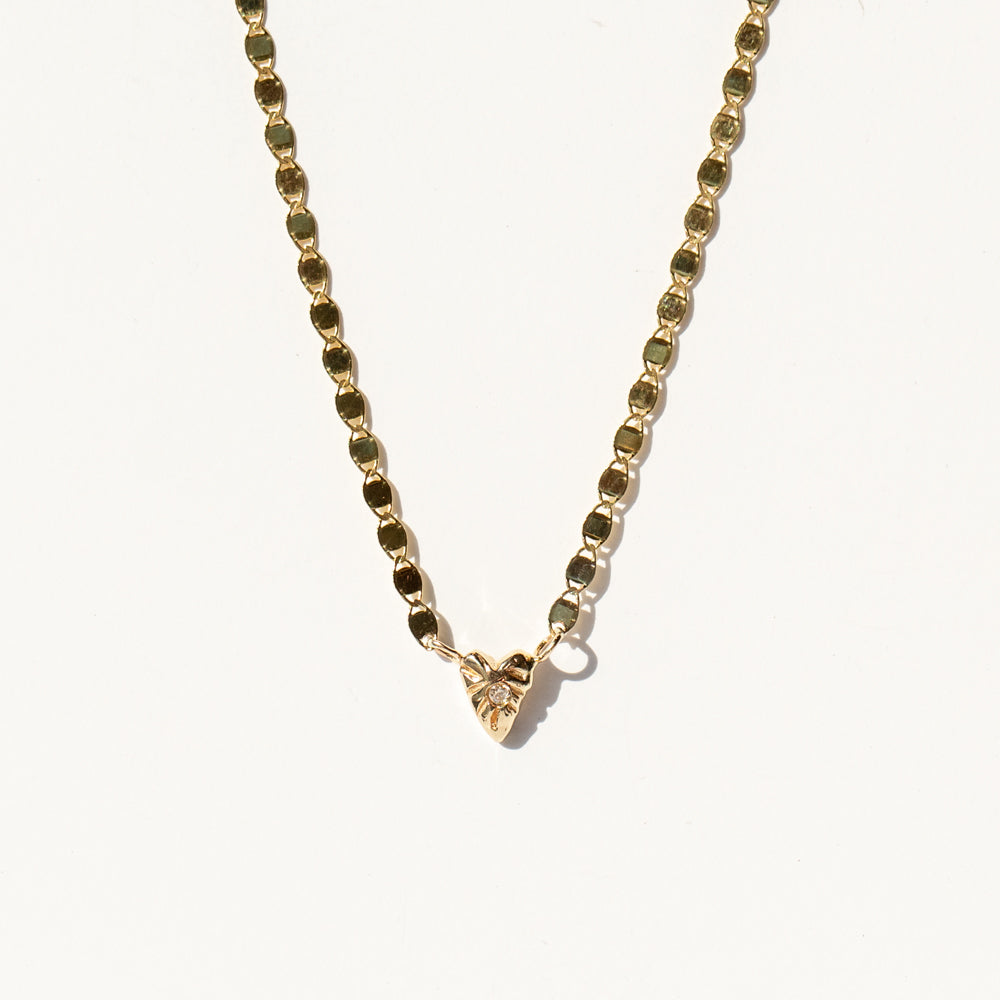 Divine Heart Diamond Necklace