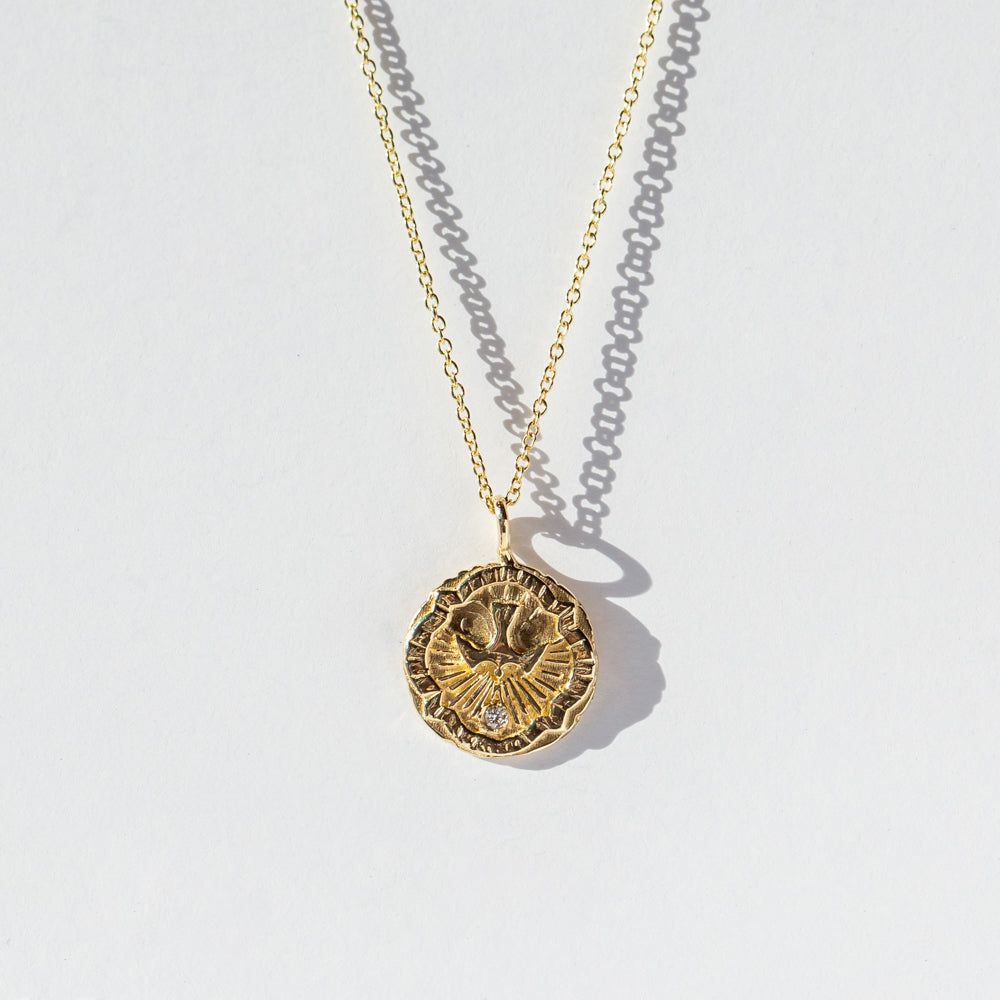 Petite Spirit Dove Necklace