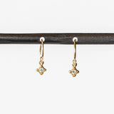 Victoria Cunningham | Tiny Bezel Drop Earrings