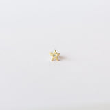 Victoria Cunningham | Tiny Star Stud Earring with Diamond (Single)