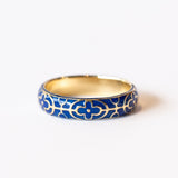 Victorian Blue Enamel Band