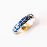 Victorian Blue Enamel Band
