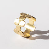 Wide Hammered Dot Band