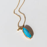 Teardrop Australian Opal Necklace