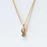 Diamond Exclamation Point Charm