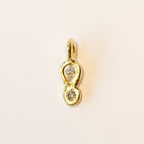 Diamond Exclamation Point Charm