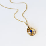 Lapis Spiral Necklace