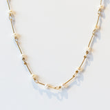 Pearl Baton Chain Necklace