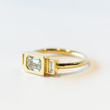 Diamond Triad Three-Stone Ring