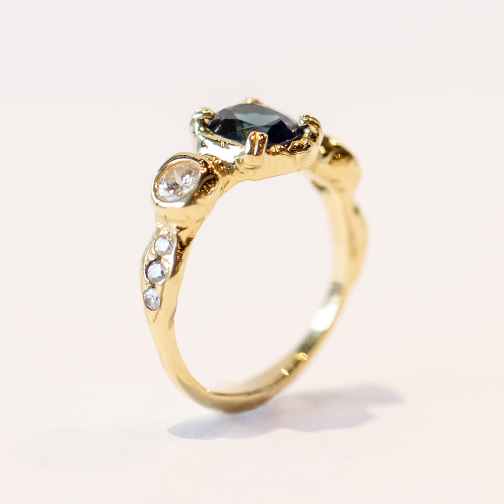 One of a Kind Majestic Blue Sapphire Ring