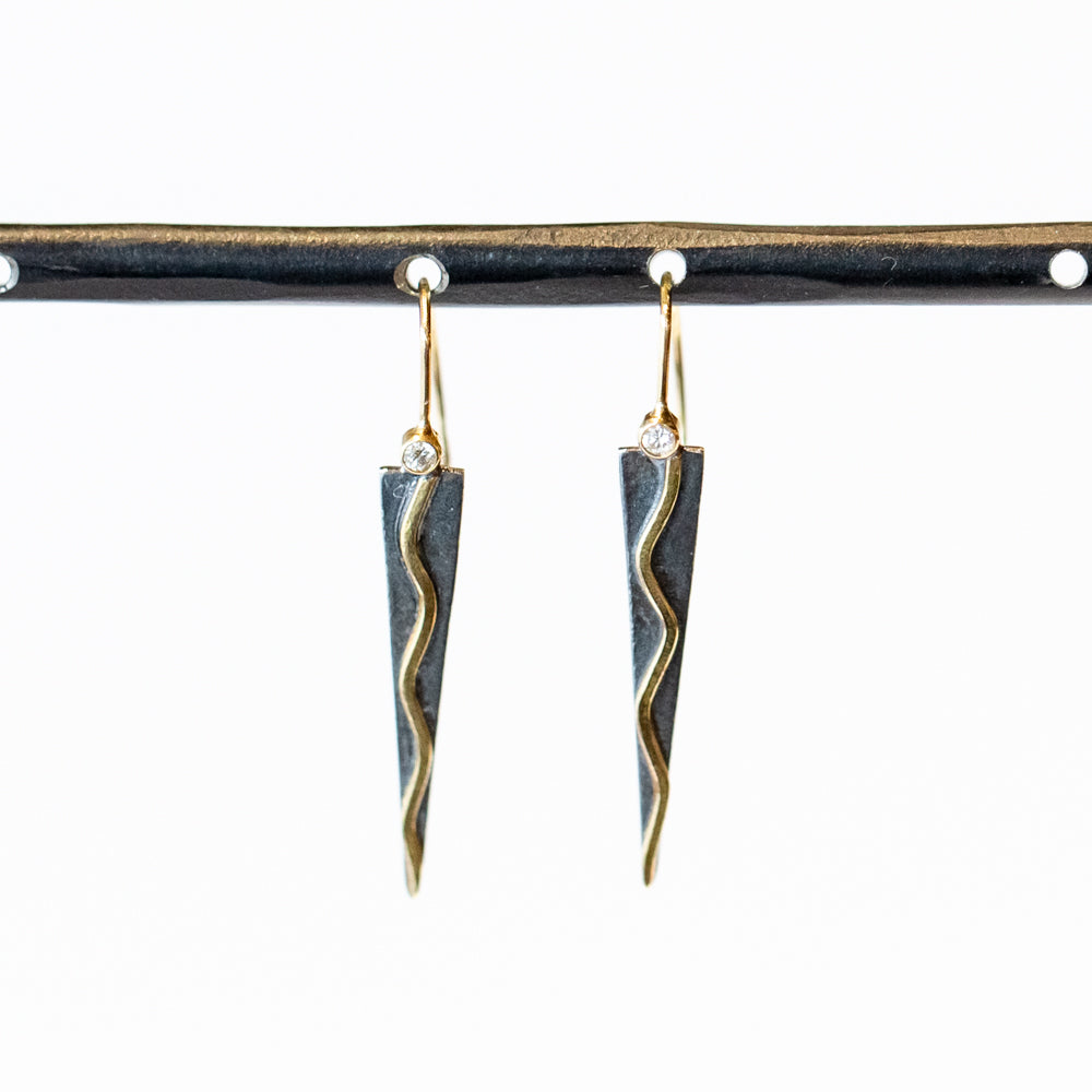 Tapered Triangle Earrings