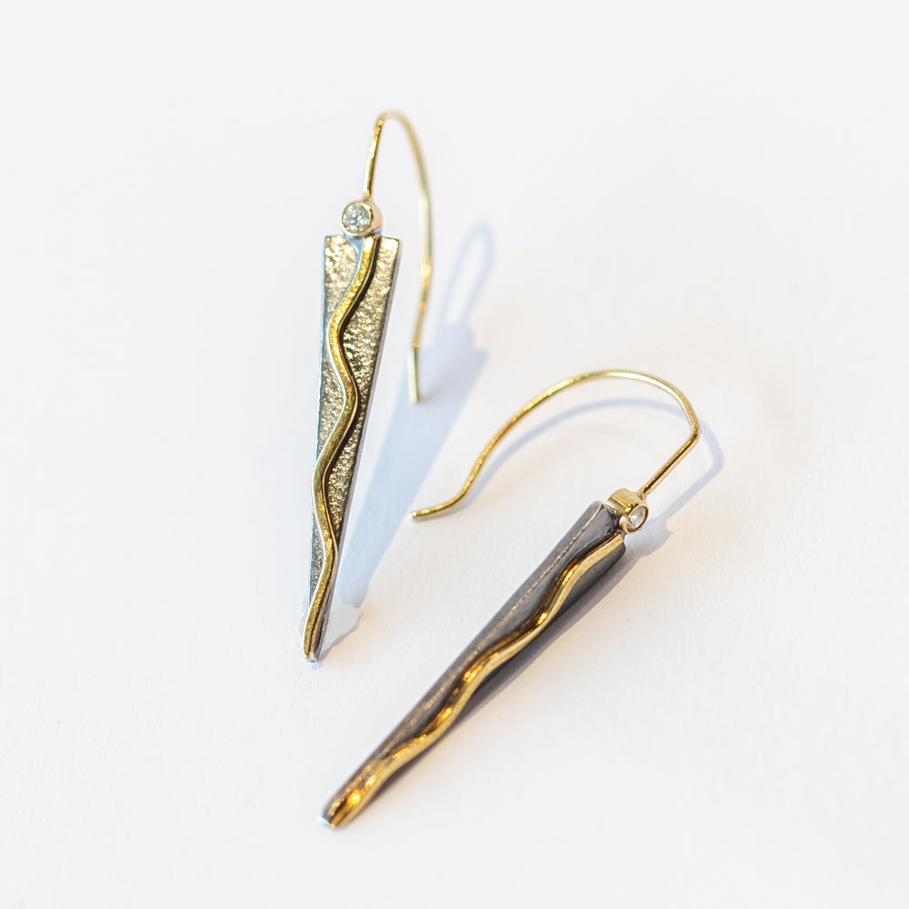 Tapered Triangle Earrings