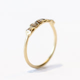 Rough Champagne Diamond Band