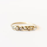 Rough Champagne Diamond Band