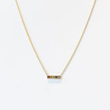 Rainbow Bar Necklace