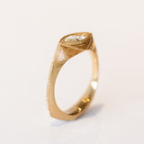 Desert Deco Marquise Diamond Ring