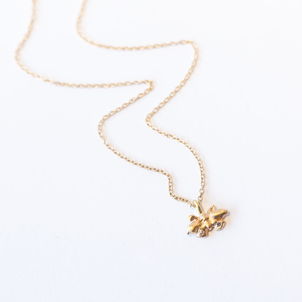 Diamond Little Wing Necklace