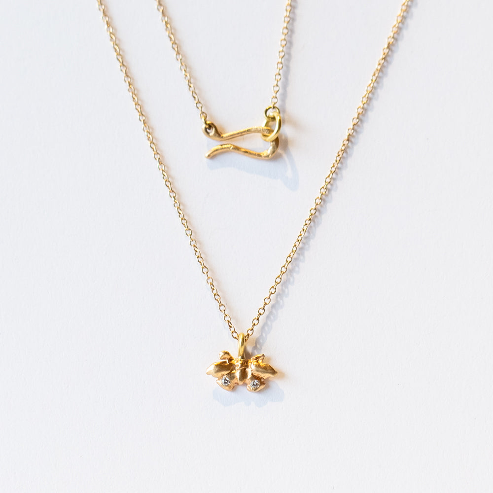 Diamond Little Wing Necklace