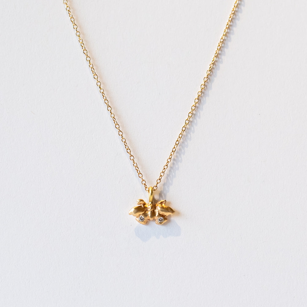 Diamond Little Wing Necklace