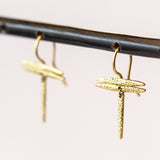 Double Spine Drop Earrings