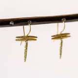 Double Spine Drop Earrings