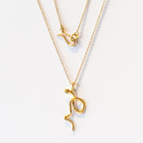 Engraved Diamond Eye Ecdysis Necklace