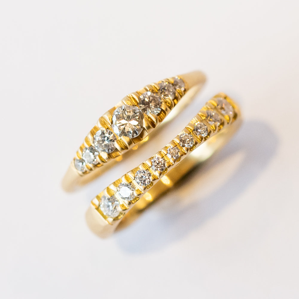 Grand Pave Diamond Rubidoux Ring