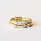 Grand Pave Diamond Rubidoux Ring