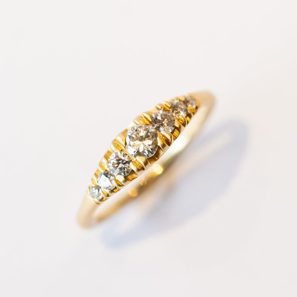 Grand Pave Diamond Rubidoux Ring