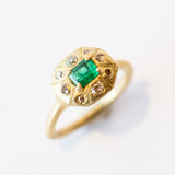 Canata Emerald and Diamond Ring