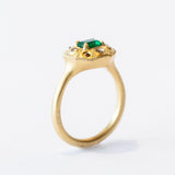 Canata Emerald and Diamond Ring