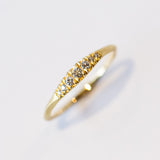 Petite Pave Diamond Rubidoux Ring