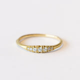Petite Pave Diamond Rubidoux Ring