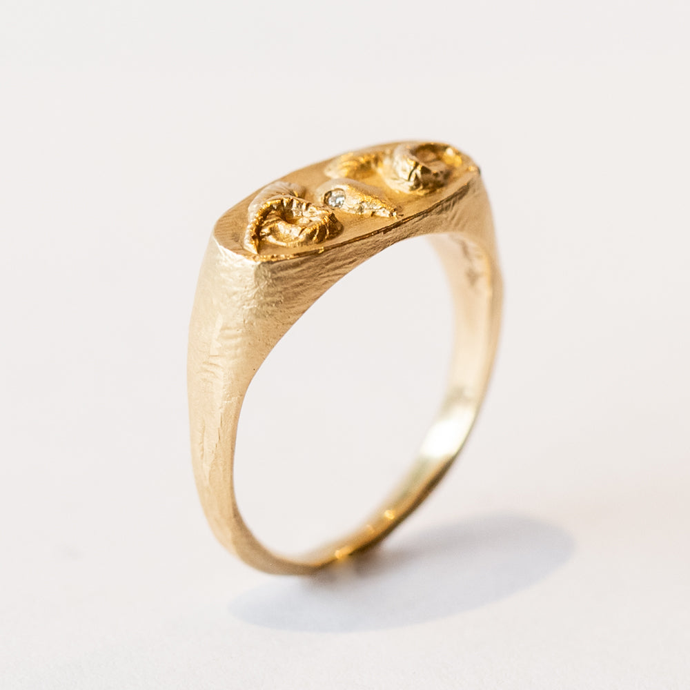 Ram's Head Signet Ring