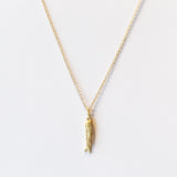 Striped Pesca Fish Necklace