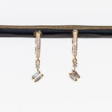 Suzanne Kalan | 18k Drop Huggie Earrings