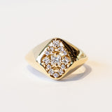 Suzanne Kalan | 18k La Fantaisie Star Diamond Signet Ring