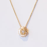Suzanne Kalan | 18k Diamond Double Halo Pendant