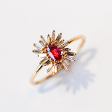 Suzanne Kalan | Oval Ruby Cluster Ring