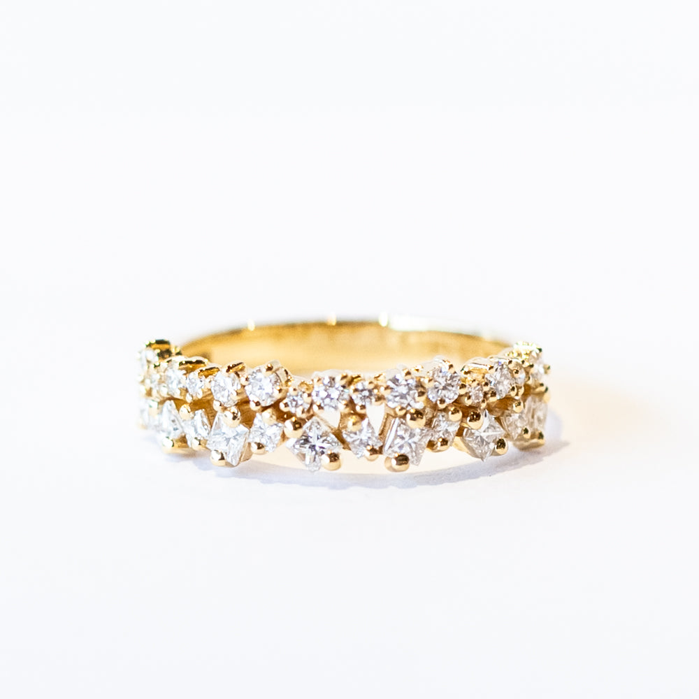 Suzanne Kalan | White Diamond Double Half Band