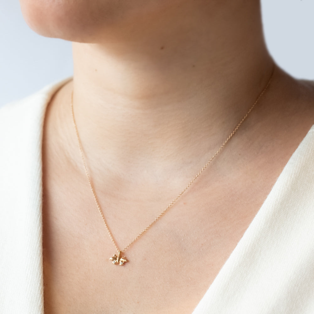 Diamond Little Wing Necklace