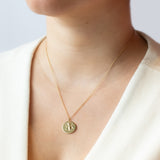 Bee Coin Necklace